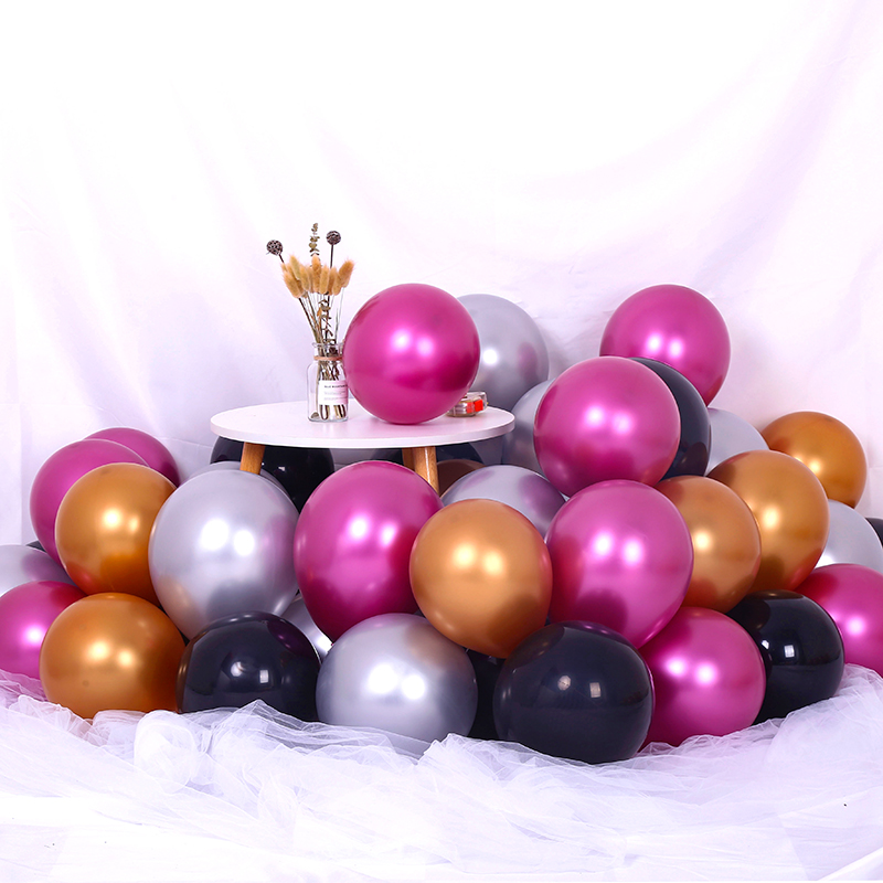 Heavy metal balloon photo wedding scene layout thicker birthday party decoration items