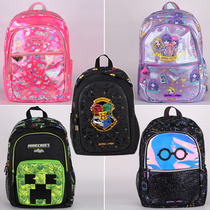 Australian schoolbag smiggle stationery primary school students shoulders large capacity ultra-light weight-reducing backpack childrens travel bag cover