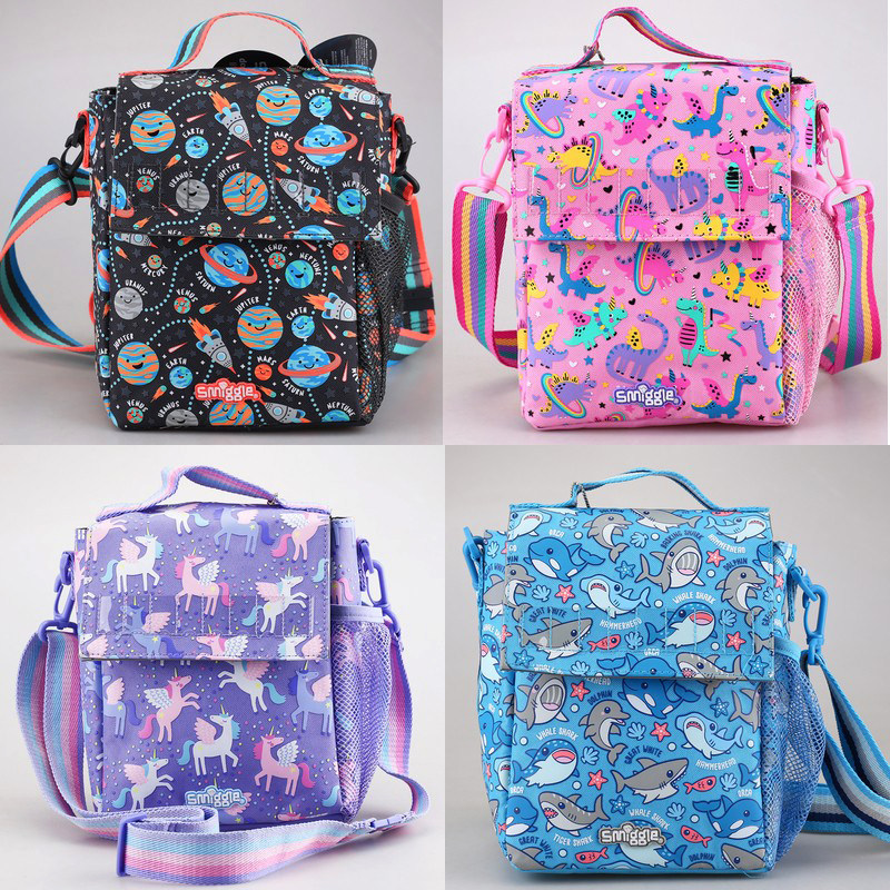 Spot Australia Smiggle Diagonal Satchel Student Hand Skew Satchel Bracelet Early Dining Bag Outdoor Ice Pack Insurance Bag