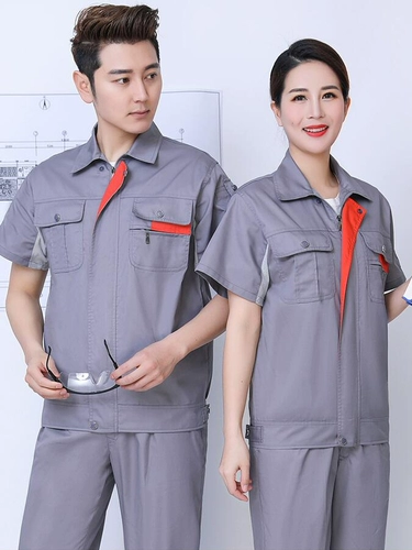 Летний тонкий дышащий износостойкий комбинезон для работы, короткий рукав, впитывает пот и запах, делается под заказ