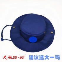 Fire summer round brim hat flame blue sun hat outdoor sun protection fisherman hat