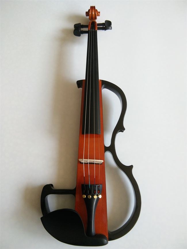 Tách tay đầy đủ phụ kiện bằng gỗ mun cho người mới bắt đầu chơi violin điện tử - Nhạc cụ phương Tây