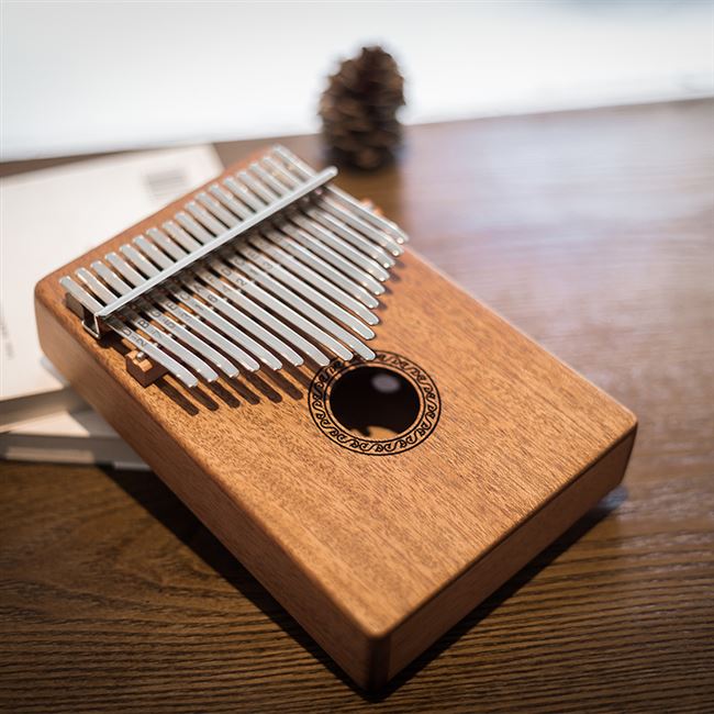 Wanyin 17 âm thanh thẻ bạch huyết ngón tay cái ngón tay đàn piano Kalimba người mới bắt đầu cầm tay trẻ em người lớn nhập cụ - Nhạc cụ phương Tây kèn saxofon