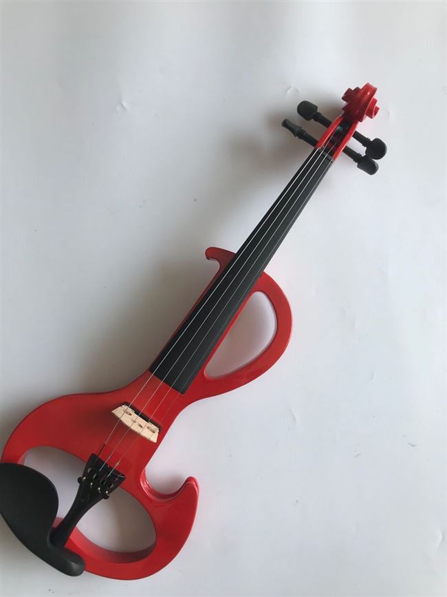 Bán kỷ niệm biểu diễn sân khấu điện tử violin điện tử màu trắng có thể được làm thủ công bằng gỗ rắn nhạc cụ dành cho người lớn - Nhạc cụ phương Tây đàn guitar acoustic