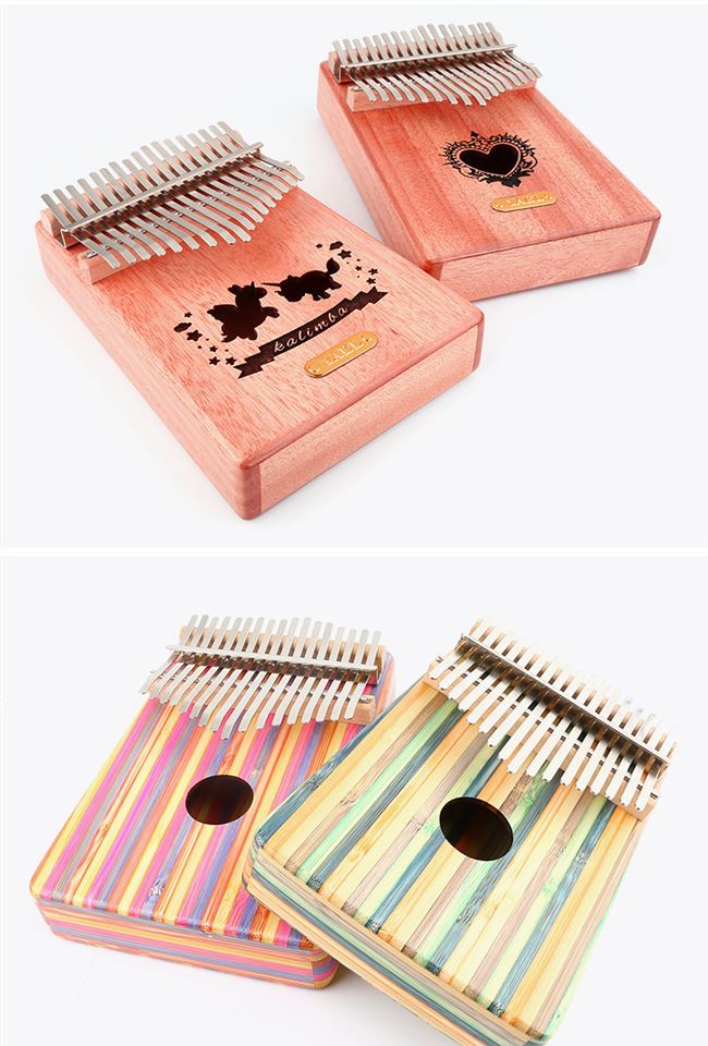 Người mới bắt đầu Kalimbaqin 17 ngón tay cái piano 10 ngón ngón tay đàn piano ngón tay mà không cần học nhạc cụ - Nhạc cụ phương Tây đàn guitar fender
