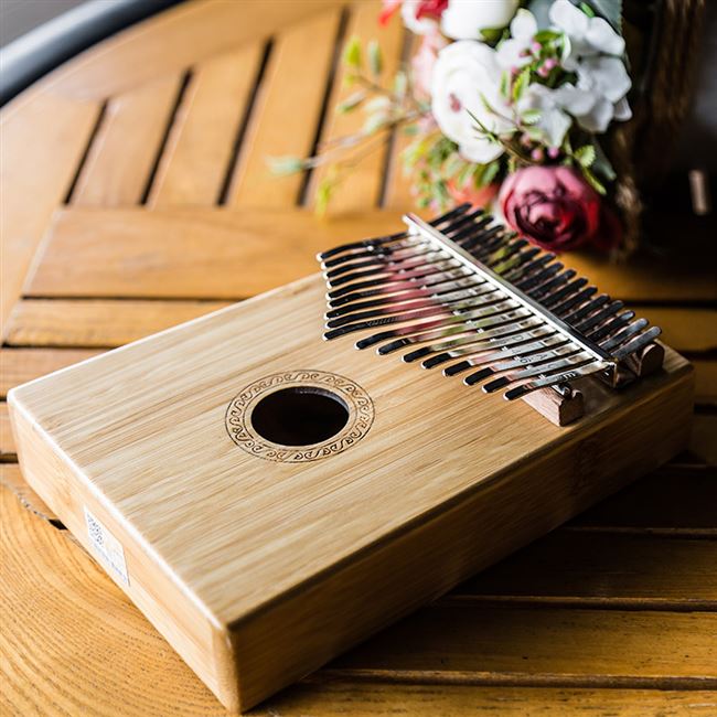 Wanyin 17 âm thanh thẻ bạch huyết ngón tay cái ngón tay đàn piano Kalimba người mới bắt đầu cầm tay trẻ em người lớn nhập cụ - Nhạc cụ phương Tây kèn saxofon