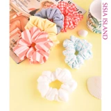 sisia Ретро пляжная ткань, аксессуар для волос, брендовая резинка для волос, простой и элегантный дизайн