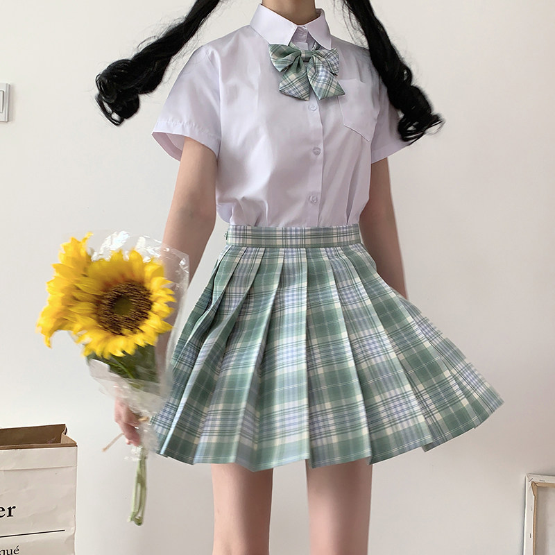 (CEDAR) early summer jk dress uniform skirt genuine original pleated skirt Japanese fresh student college style skirt