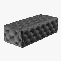 European-style light luxury leather shoe-changing stool coat room stool clothing store sofa stool leather pier bench bedroom bed tail stool