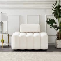 Nordic light luxury pink velvet cloth art sofa modern villa living room model room B & B hotel designer sofa