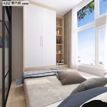 Huishang Hong Kong European-style full house furniture locker set to make custom bedroom solid wood bed wardrobe overall eco-friendly