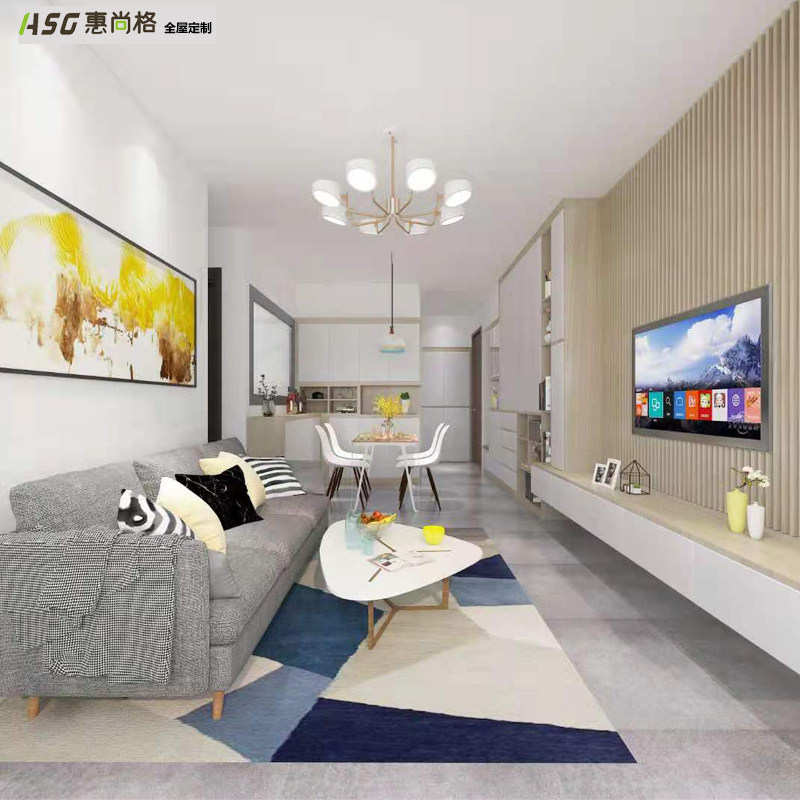 Huishang Hong Kong Guest Dining Room Overall Space Customised Modern Minima Light Extravagant Dining Room Table Living Room Table Living Room Table Living Room Table Living Room