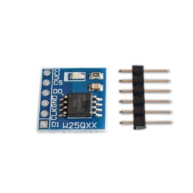 W25Q64 64Mbit 8MByte FLASH储存模块 DataFlash SPI接口 BV FV