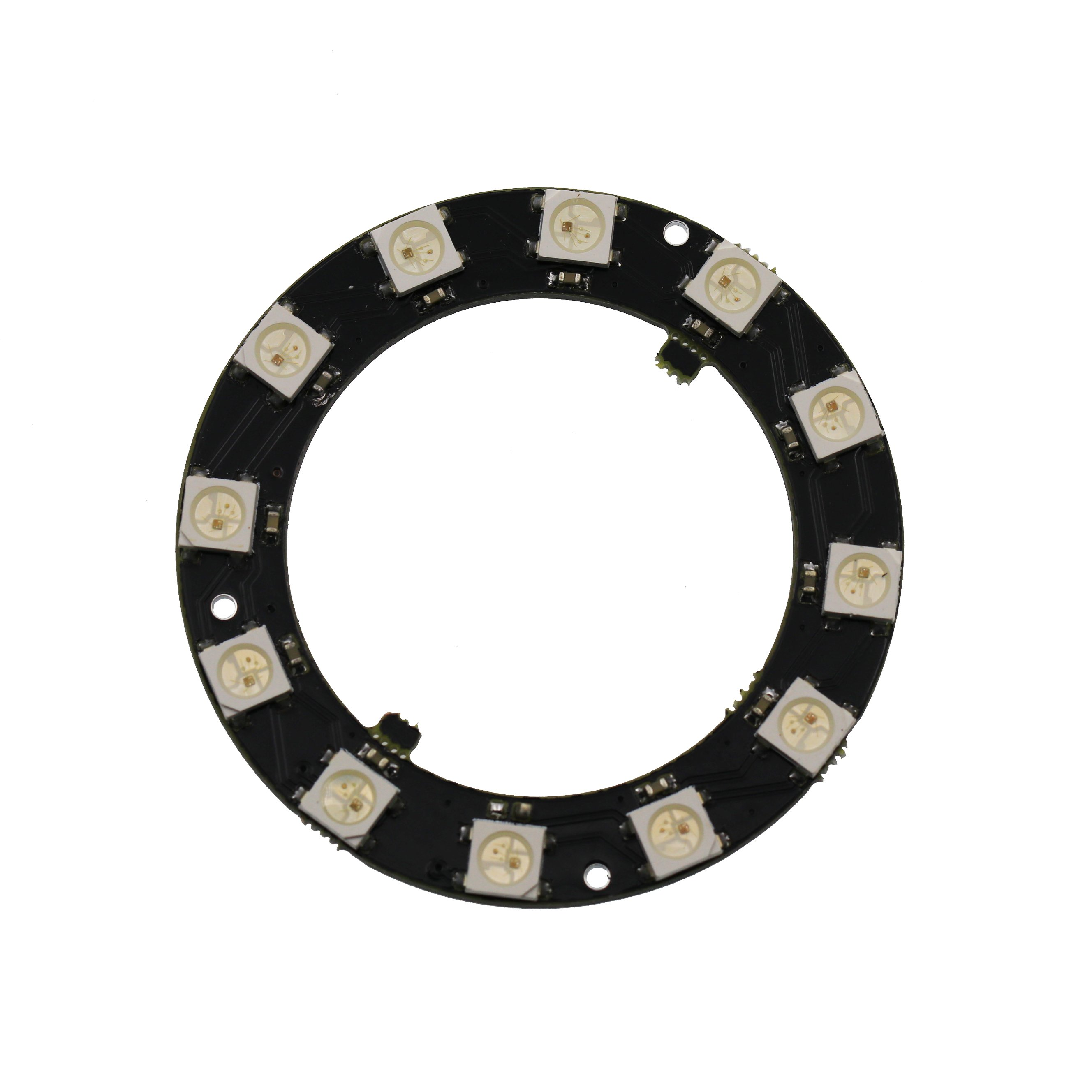 12位 WS2812 5050 RGB LED 智能全彩RGB环开发板大环 SUNLEPHANT