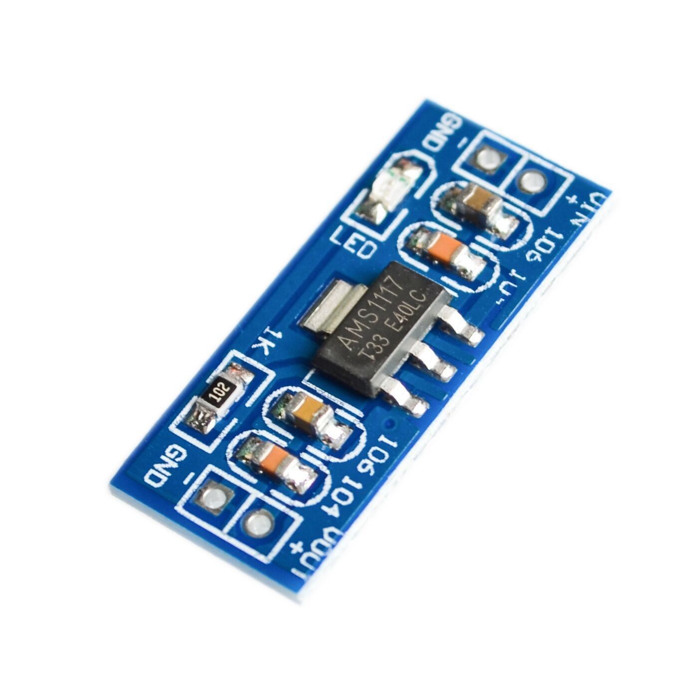 3.3V/5V电源模块 AMS1117-3.3V/AMS1117-5V电源模块 带排针