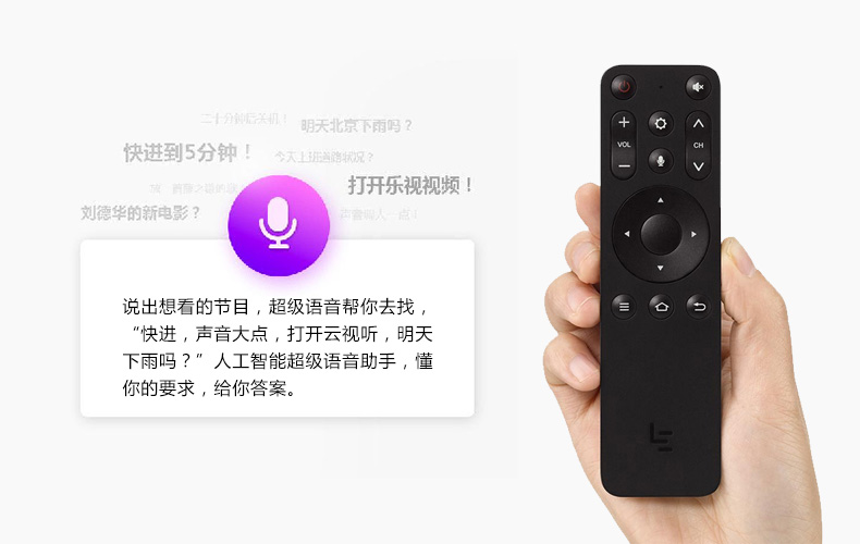 Điều khiển từ xa bằng giọng nói Bluetooth của LeTV X40L X43L X50L X60L X55N X65N TV phổ thông - TV tivi sony 49x8000g