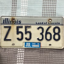 U.S. license plate IllinoisIL Illinois Z55368 foreign license plate car decoration collection personality