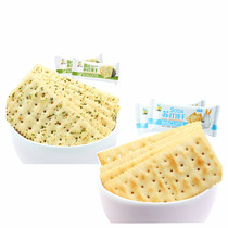  Laiyi Soda crackers 500g Laiyi Snacks Seaweed milk salt crackers Open bag Ready-to-eat Full