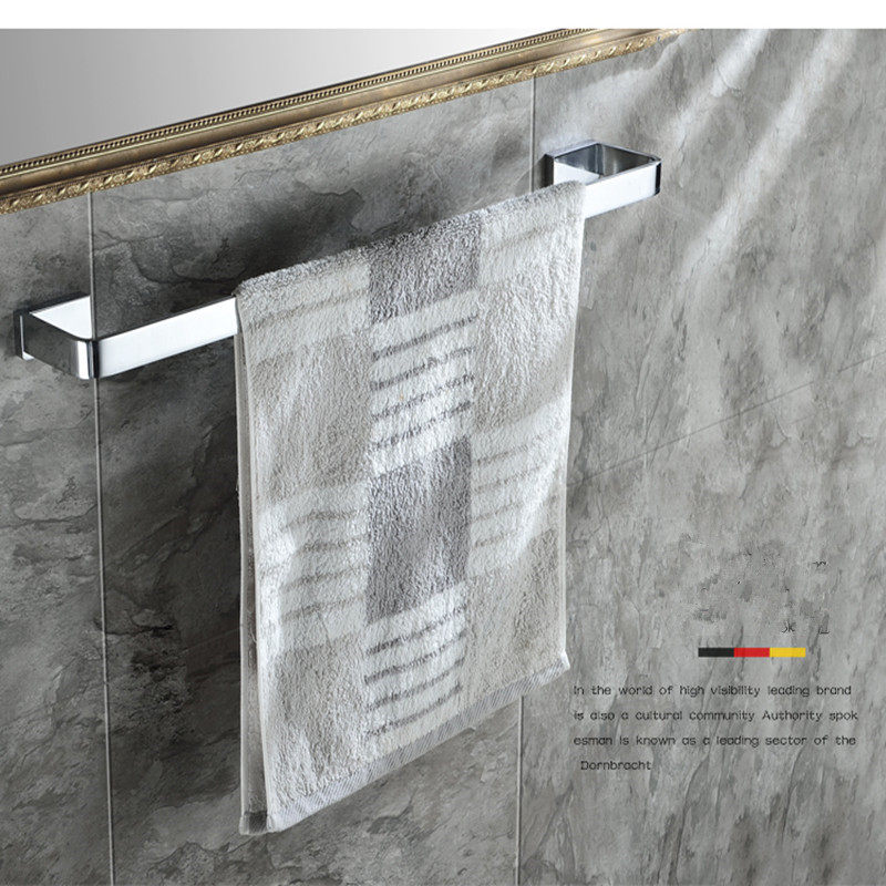 German contemporary towel single pole frame full copper bathroom pendant gun grey black free from punching 30 40 5060 5060 towels