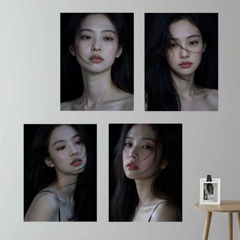 Jennie Kim Jennie Poster Korean Fashion Trend Bedroom Wall Decoration Painting Studio Clothing Store Photo Shoot