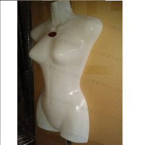 Plastic bust model piece clothing store hanging female model adult hanger Photo props display rack promotion