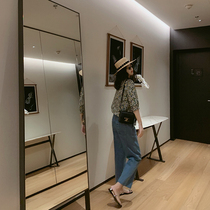 DORACTR si suit series three-dimensional cut bf jeans thick leather custom first layer cowhide brand