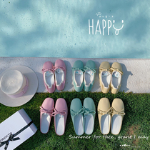 DORACTR independent mold opening Italy imported leather outsole handmade ballet soft sheepskin shoes slippers