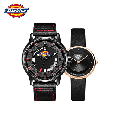 美国Dickies手表时尚休闲防水男表石英表皮带男士腕表CL-04D