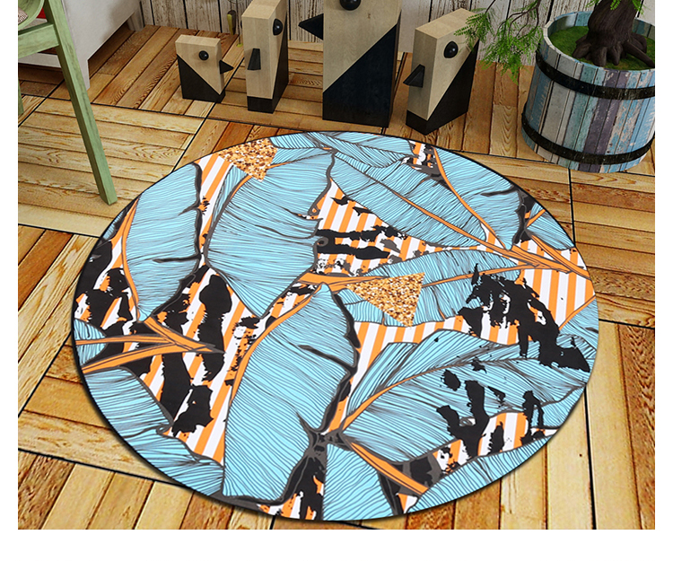 Ins Châu Âu và Mỹ flamingo vòng thảm phòng ngủ cloakroom trang điểm phân máy tính xoay ghế treo giỏ yoga mat thảm vintage