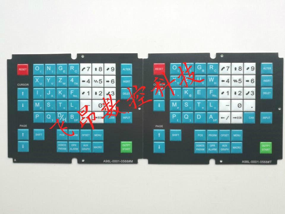 FANUC panel mask skin key film A98L-0001-0568#M #T