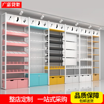 Miniature boutique boutique store shelf display stand stationery jewelry store Guzi socks department store multi-functional display cabinet