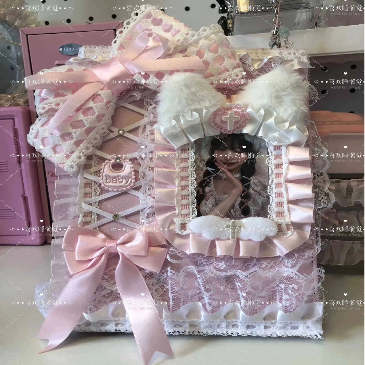 Lace card binder a5 - ballet-themed mini card binder, a must-have for k-pop  fans!