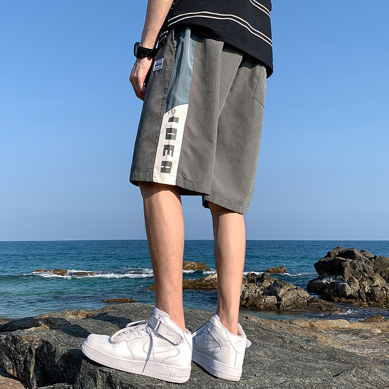 Shorts 2020 Summer Hàn Quốc của nam giới phiên bản mới ins lỏng thể thao thẳng mỏng quần năm điểm quần âu quần âu