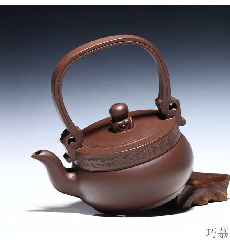 Qiao mu YM yixing ores are it by the pure manual teapot household utensils ancient girder