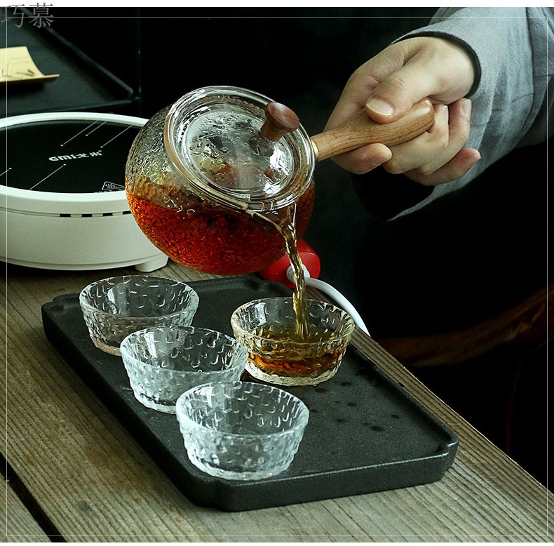 Qiao mu cooked Chinese style household transparent glass teapot electric TaoLu high - temperature cooking tea tea filter kettle gift box