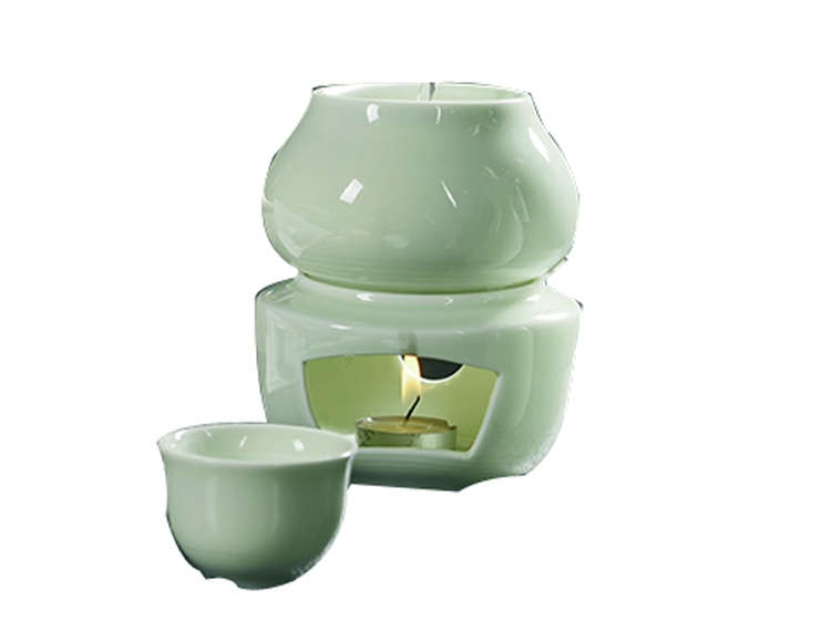 Qiao mu warm temperature wine pot boiled wine pot hot hip hip ceramic white rice wine temperature wine pot half jins to wine sets