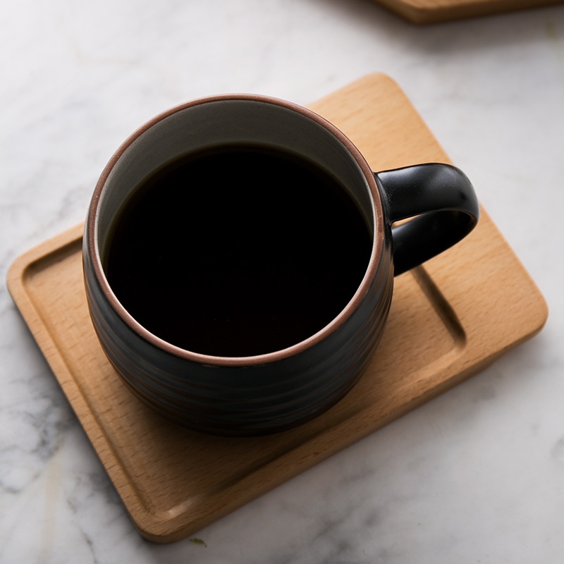 Qiao mu DY creative move cups of coffee mugs ceramic cup cup ceramic high - capacity, lovely glass cup