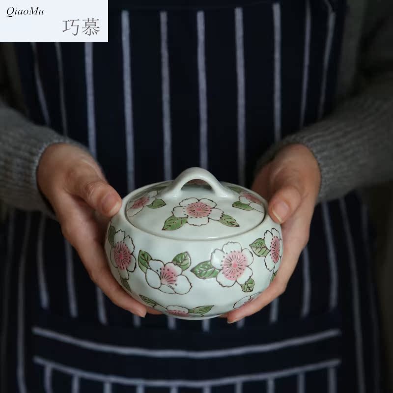 Longed for DC and wind under the glaze color opportunely hand - made ceramic spherical storage tank, the the CW kitchen seasoning as cans sugar salt shaker - 9