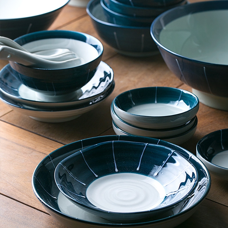 Qiao mu DY European tableware suit ceramic bowl dish dish creative household food bowl of soup bowl of rice bowl fish dish plate