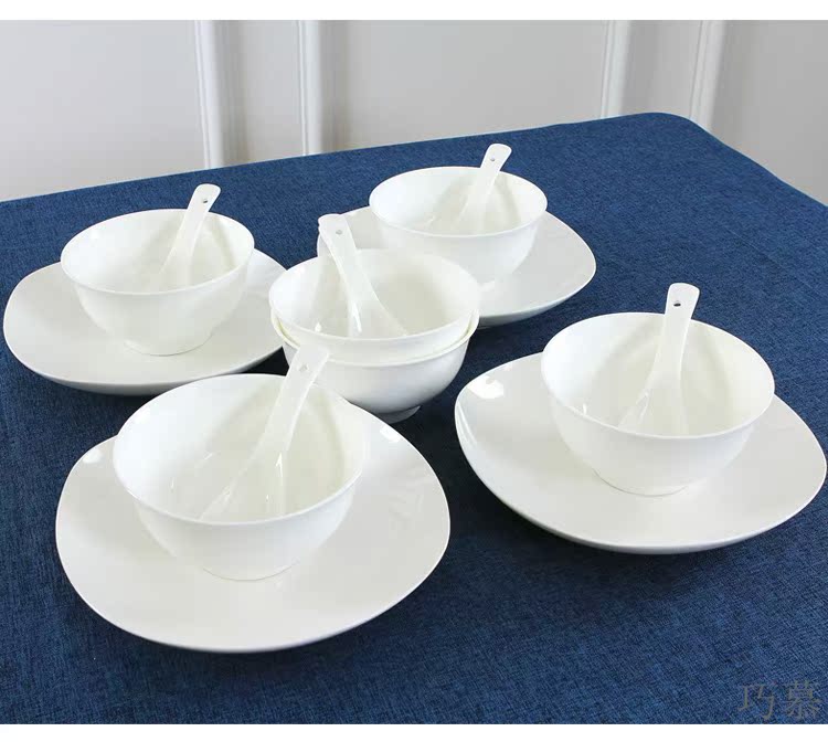 Qiao mu dishes suit 16 head authentic dishes with jingdezhen ceramics ipads porcelain tableware pure Japanese ritual