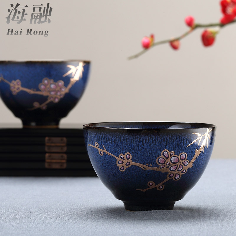 For Taiwan FengZi manual small cup sample tea cup home creative ceramic cup kung fu tea set only one master