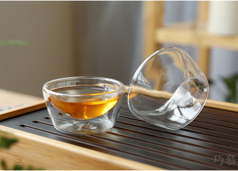 Travel for ceramic tea set opportunely celadon crack pot of glass suits for kung fu tea set of household solid wood tea tray