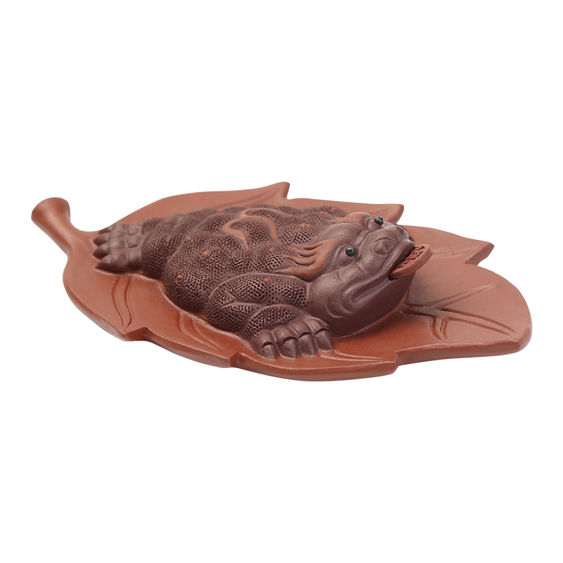 Qiao mu PMZ toad furnishing articles lucky pet tea tea and tea sets tea tea art high - quality goods violet arenaceous kung fu tea tea tray