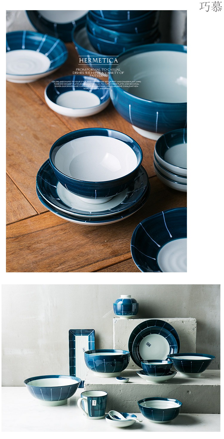 Qiao mu DY European tableware suit ceramic bowl dish dish creative household food bowl of soup bowl of rice bowl fish dish plate