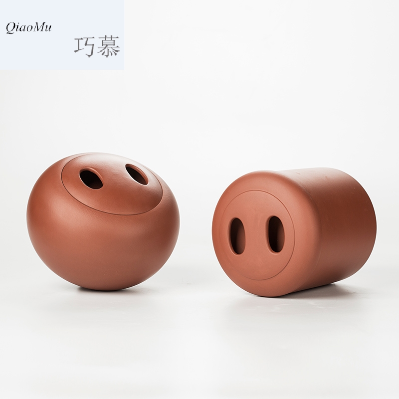 Qiao mu CMJ violet arenaceous caddy fixings large storage tanks by hand seal pot puer tea box of cattle awake POTS