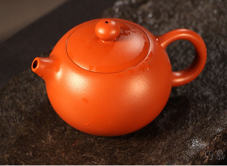 Qiao mu it xi shi pot of tea set manually zhu mud are it home teapot