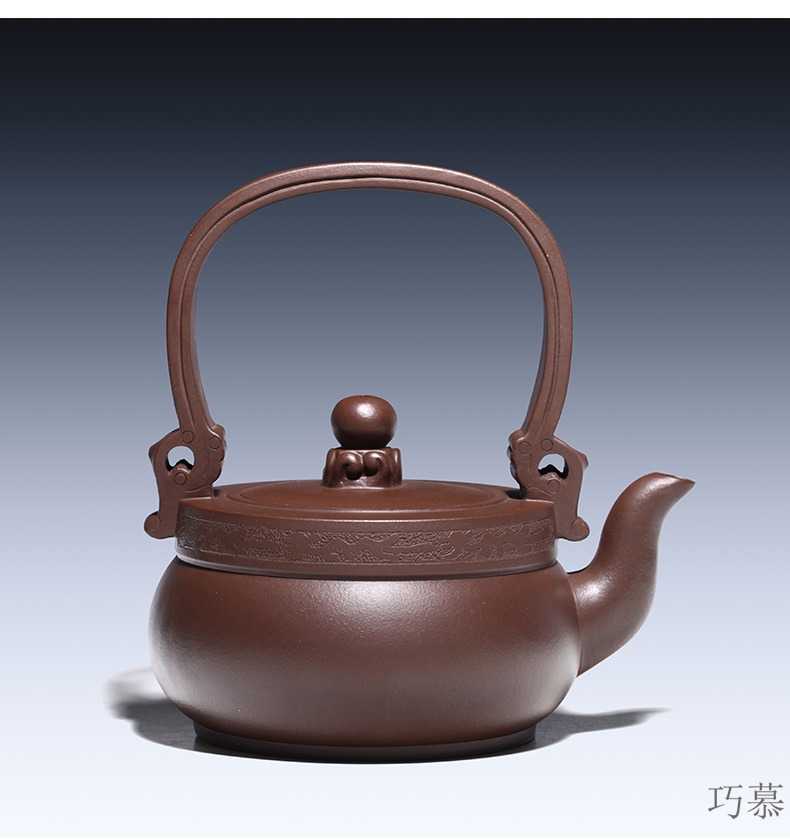 Qiao mu YM yixing ores are it by the pure manual teapot household utensils ancient girder