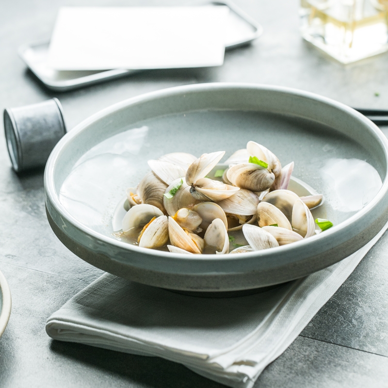 Qiao mu DY dish dish dish household shire original glaze shallow expressions using basin creative ceramic tableware large fish noodles soup bowl