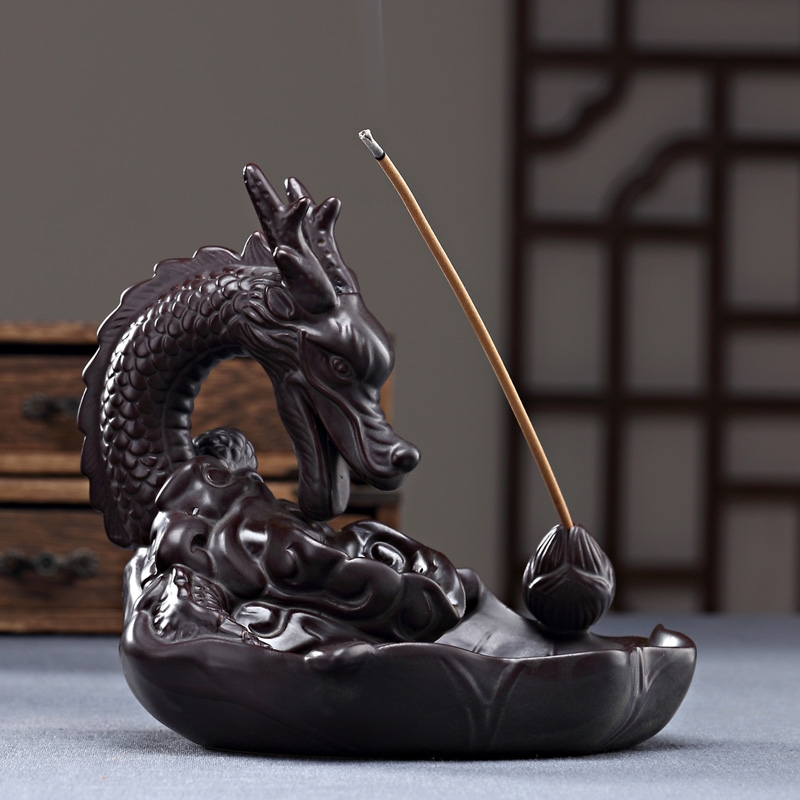 Longed for creative indoor aroma stove back censer furnishing articles home opportunely ta fragrant incense incense holder, ceramic tower