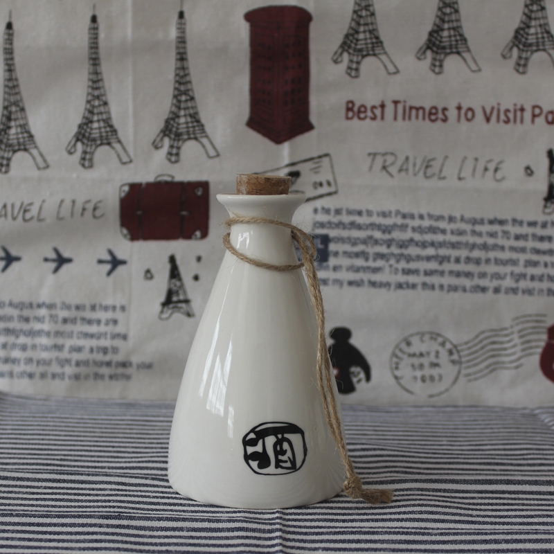 Qiao mu Japanese ceramics hip flask temperature wine wine suits for very hot hot wine warm hip home wine and rice wine liquor